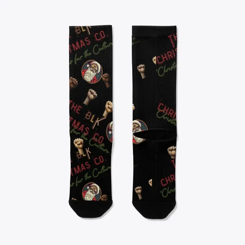 Blk Christmas Co. Brand Socks